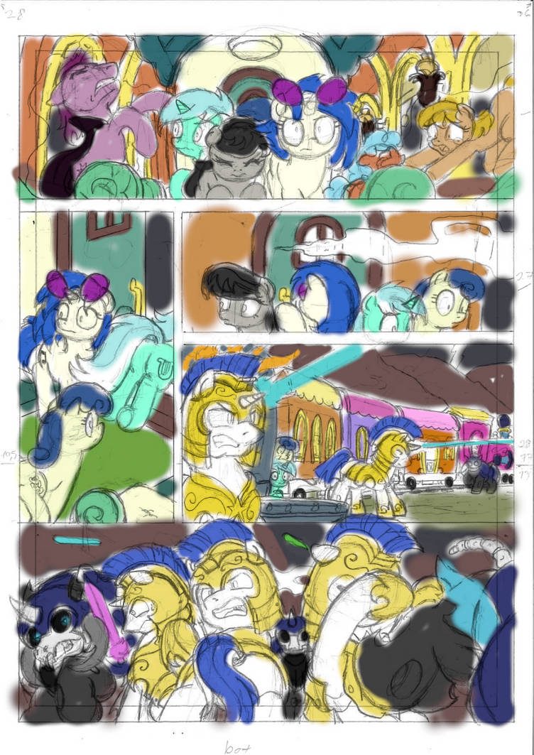 Mlp Timetoon MLP: Time of the Fusions Chapter 2 page 18 sketch by bigonionbean on ...