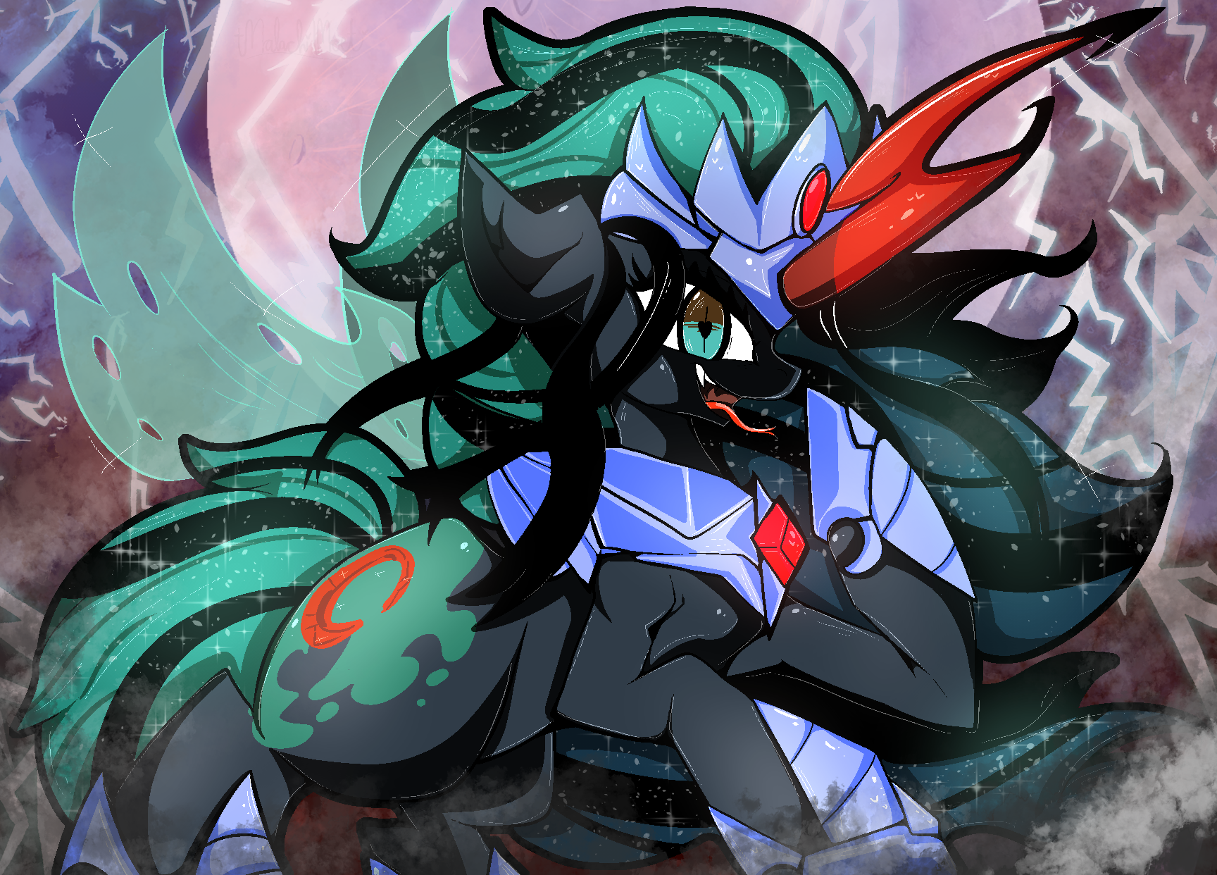 Mlp Evil Ruler Oc The Pony Of Evil by MalachiMoet by bigonionbean on DeviantArt