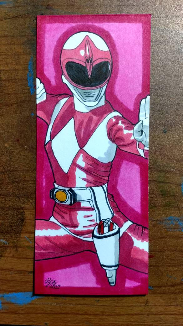 Pink Power Ranger Bookmark by LimiTeDArtist on DeviantArt