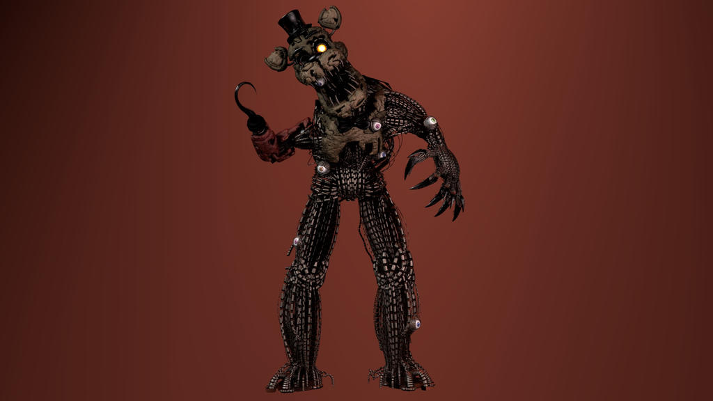 𝑺𝒕𝒚𝒍𝒊𝒛𝒆𝒅 𝑴𝒐𝒍𝒕𝒆𝒏 𝑭𝒓𝒆𝒅𝒅𝒚 ( Stylized Molten Freddy )  Minecraft Skin