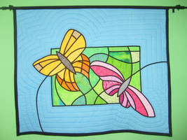 Butterfly Stained Glass Quilt