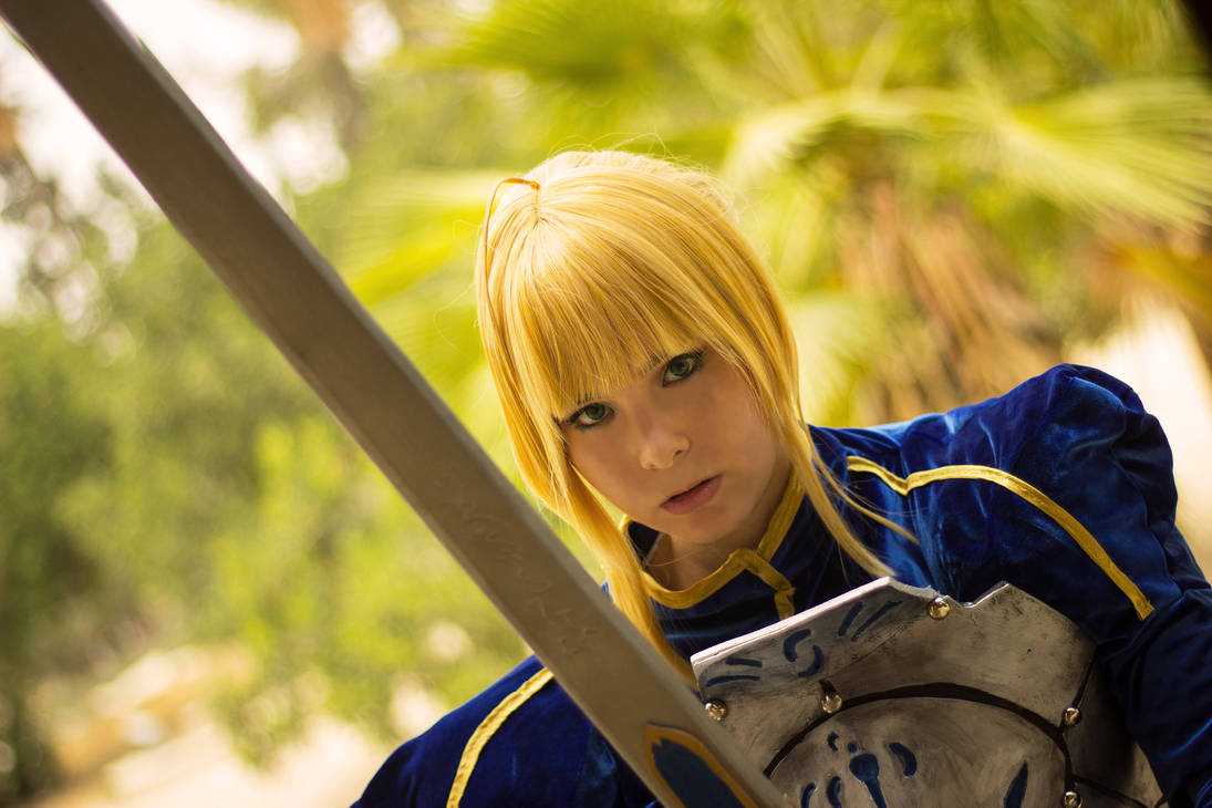 Saber cosplay