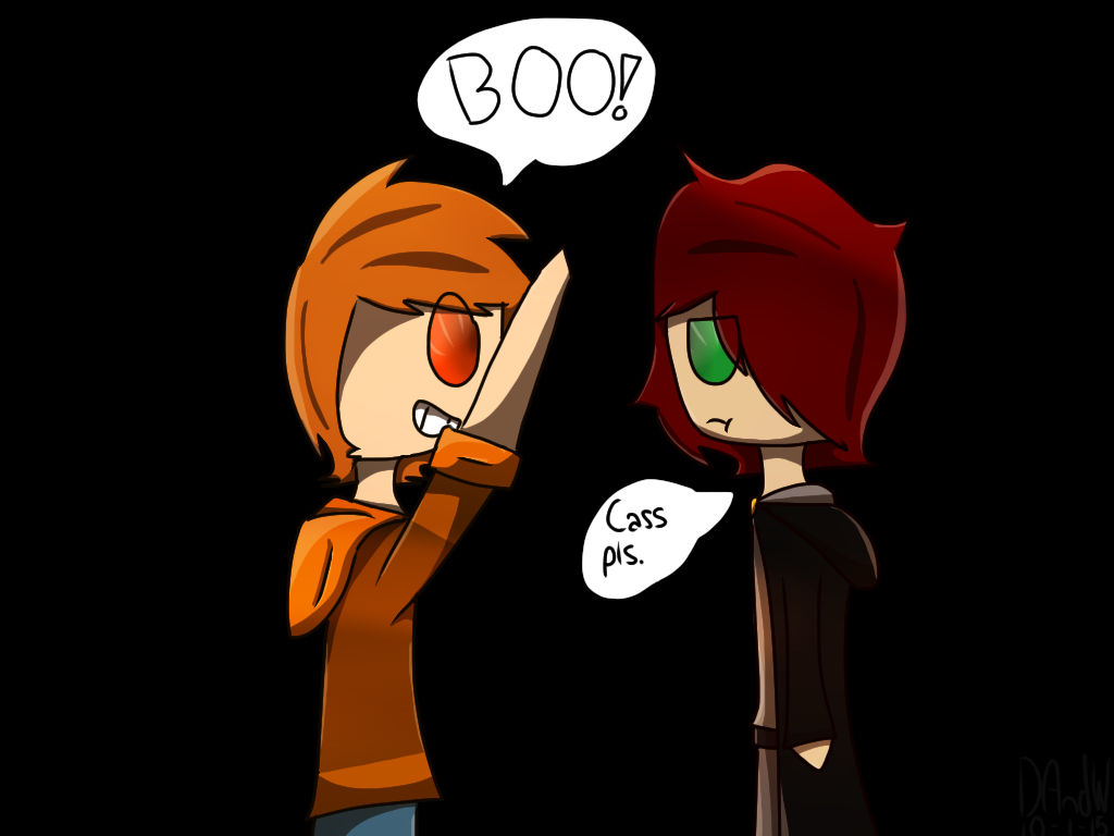 Cass + Ruby - Boo! by CasstheCri on DeviantArt