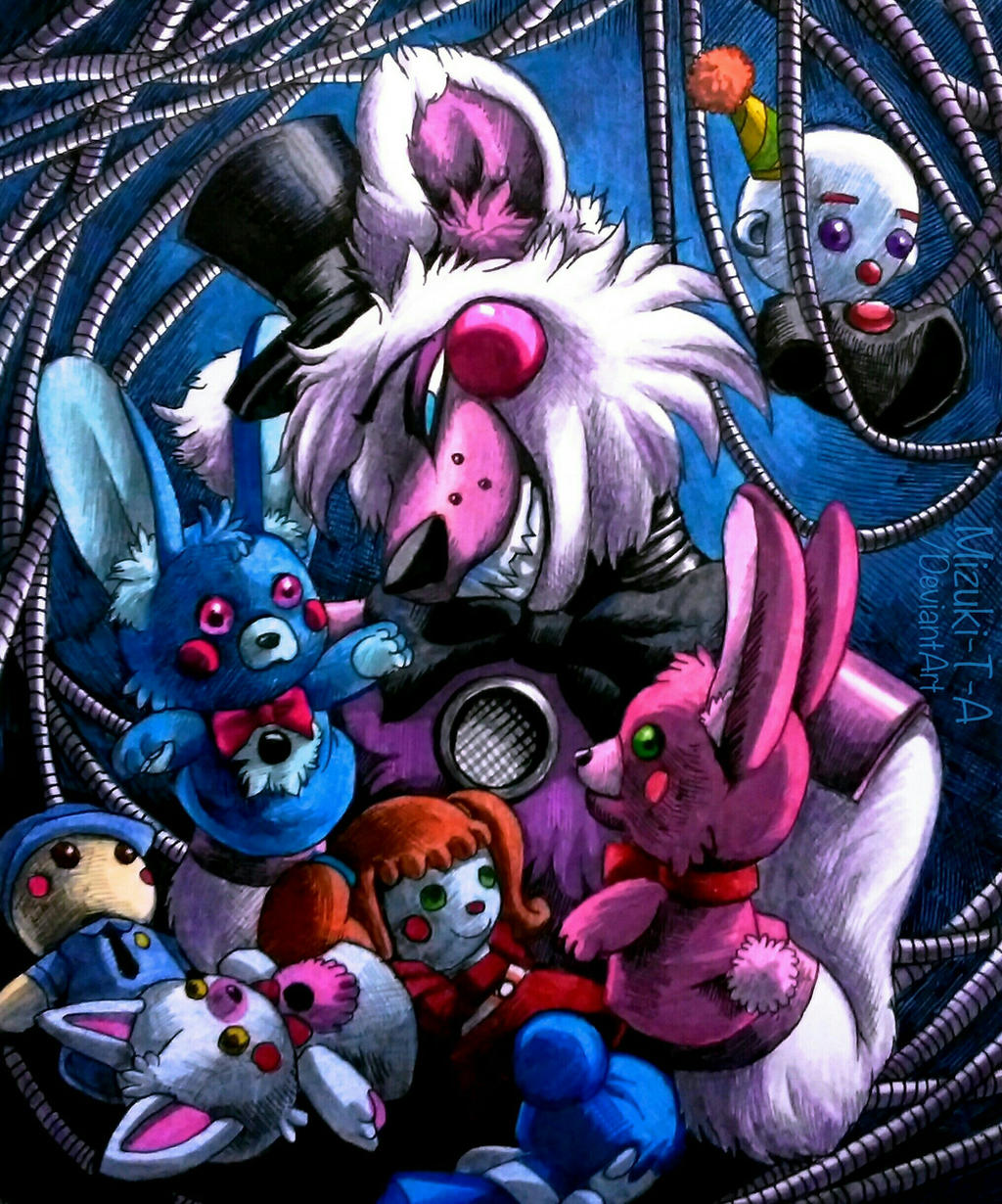 Puppet playing / Funtime Freddy FNaF SL by Mizuki-T-A on DeviantArt