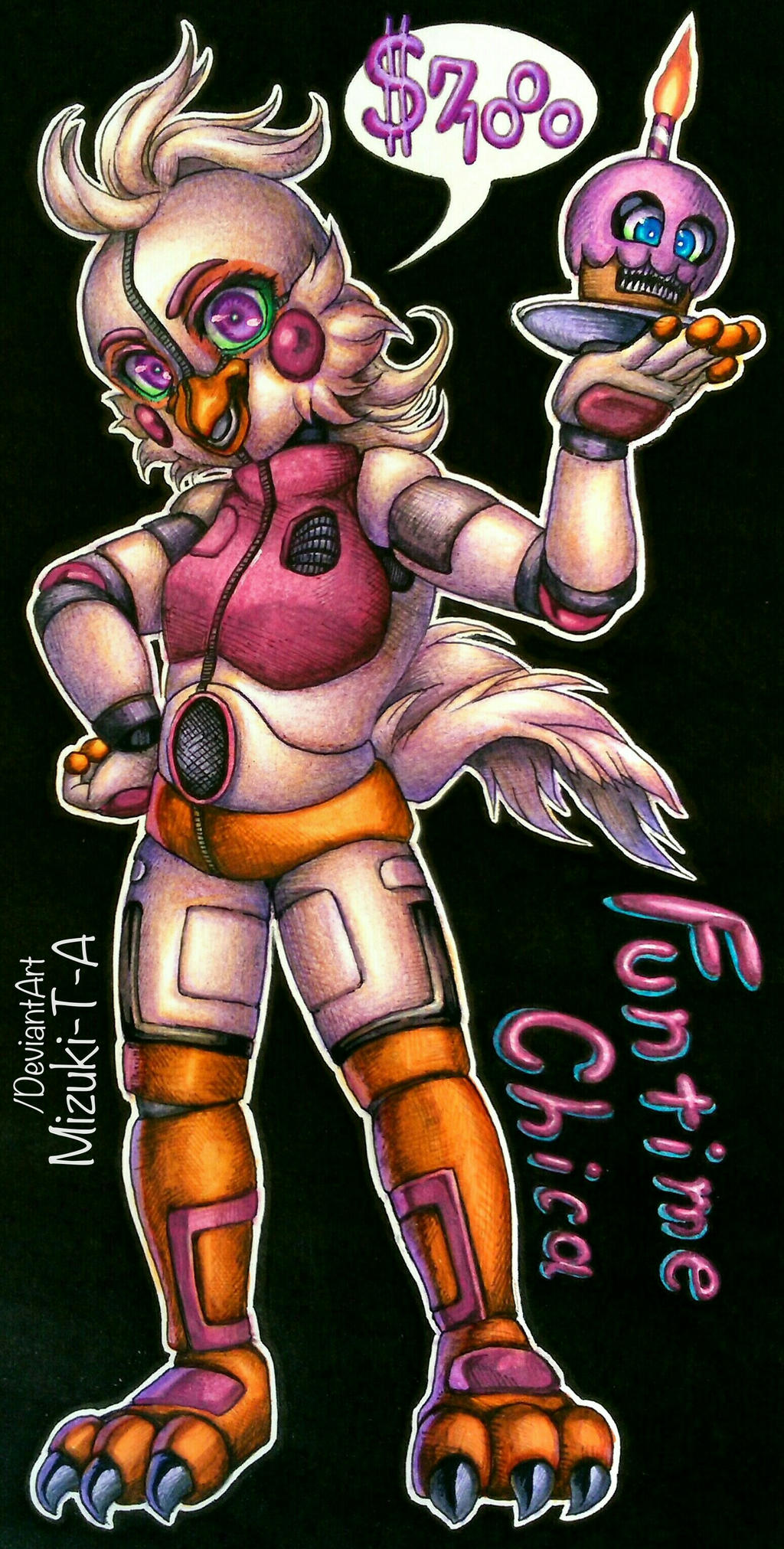 Expensive but Excellent lady / Funtime Chica FNaF by Mizuki-T-A on