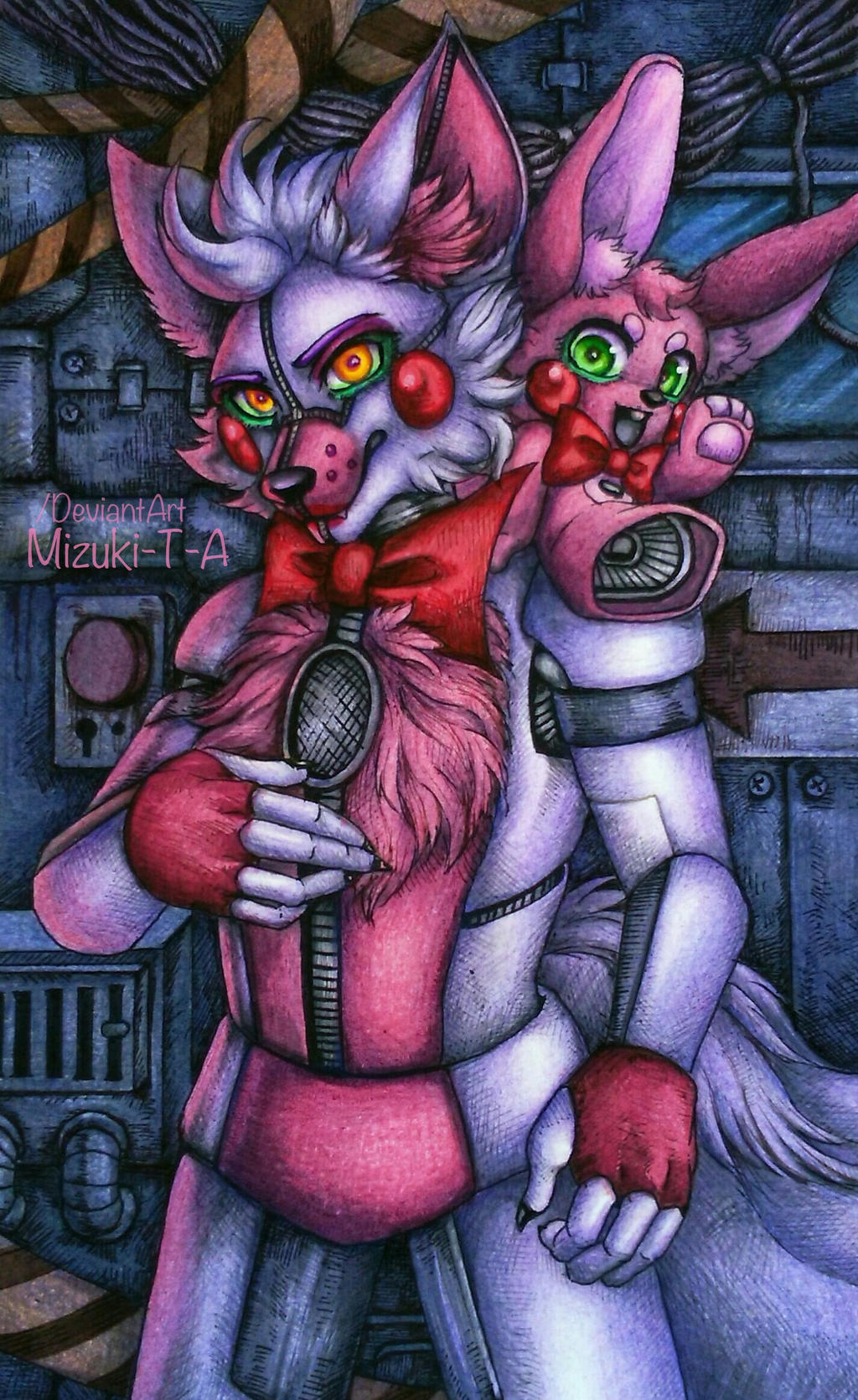 Midnight Fox Rabbit Fox and the rabbit / FNaF SL by Mizuki-T-A on DeviantArt