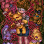 Crying child and his sad dolls / FNaF4