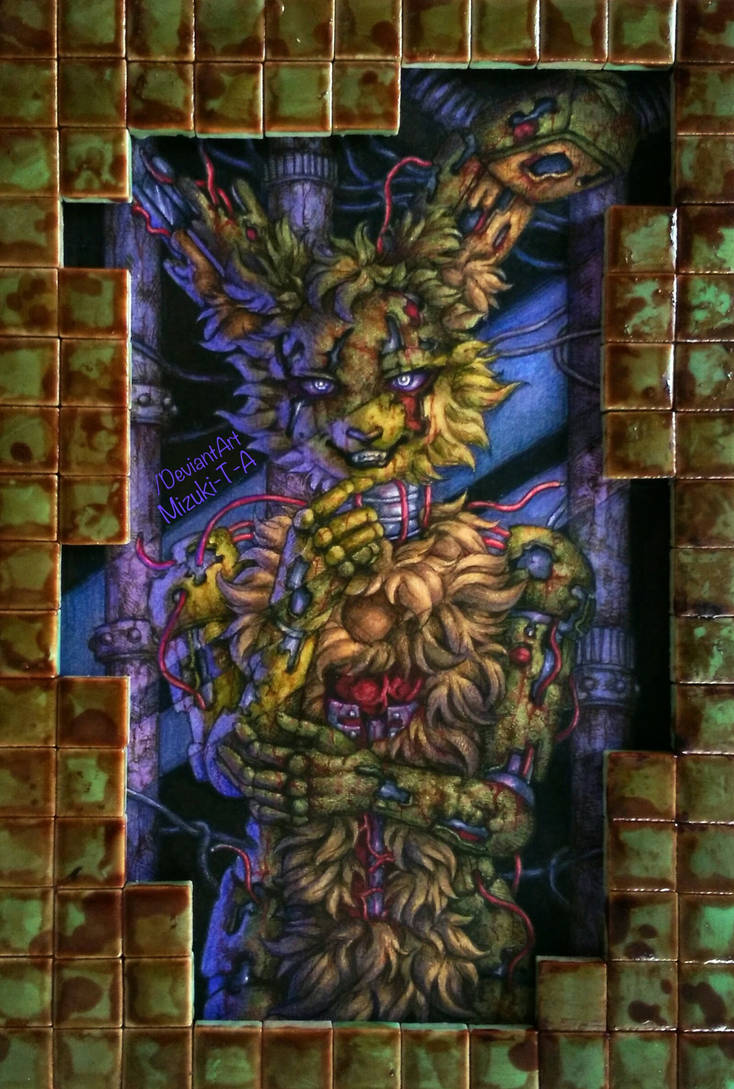 From the depth of Fright / Springtrap FNaF 3 by Mizuki-T-A