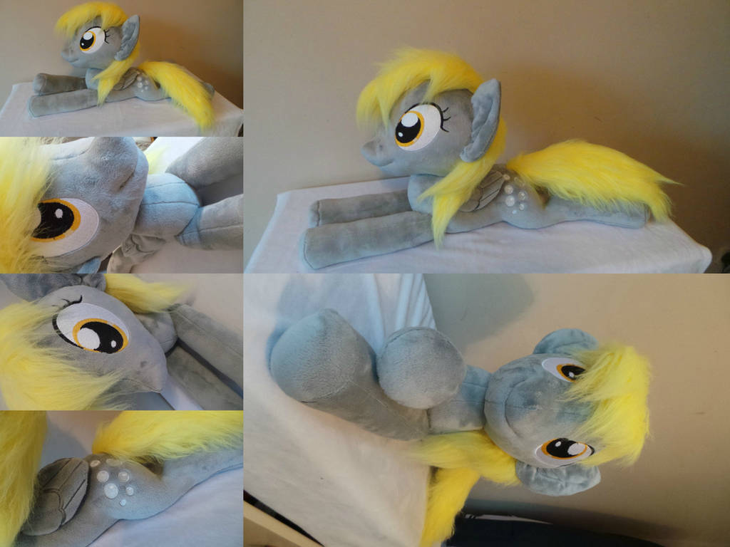 large huggable Derpy plushie by Pinkamoone