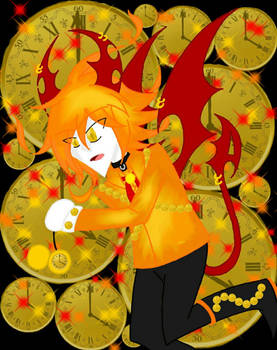 Clock *emalf fire clock bat familiar*