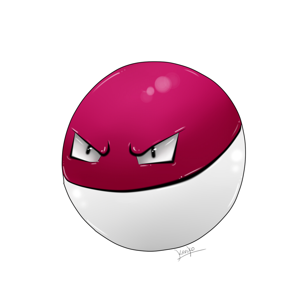 voltorb by Ken1ko on DeviantArt