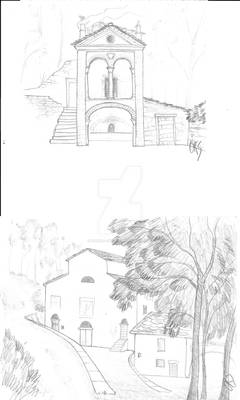 San Costanzo al monte - sketches 2