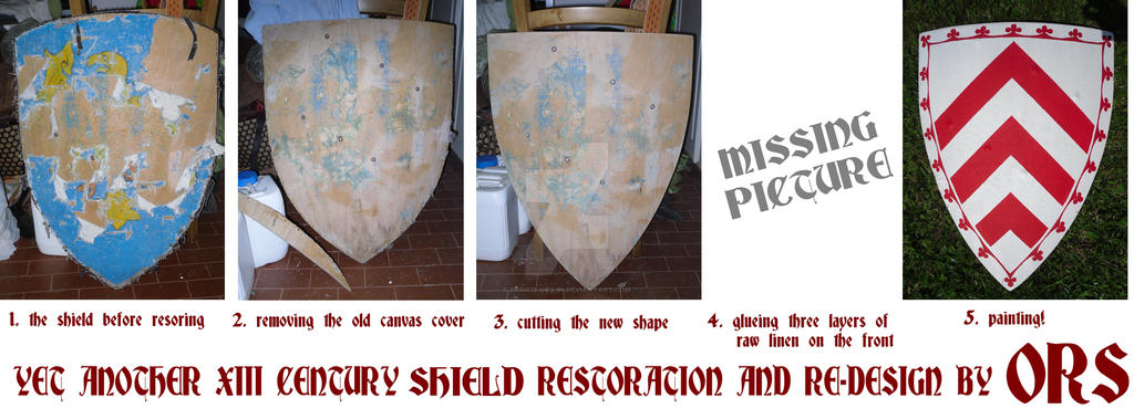 Yet another shield restoration and re-design