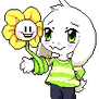 Asriel and Flowey Page-doll
