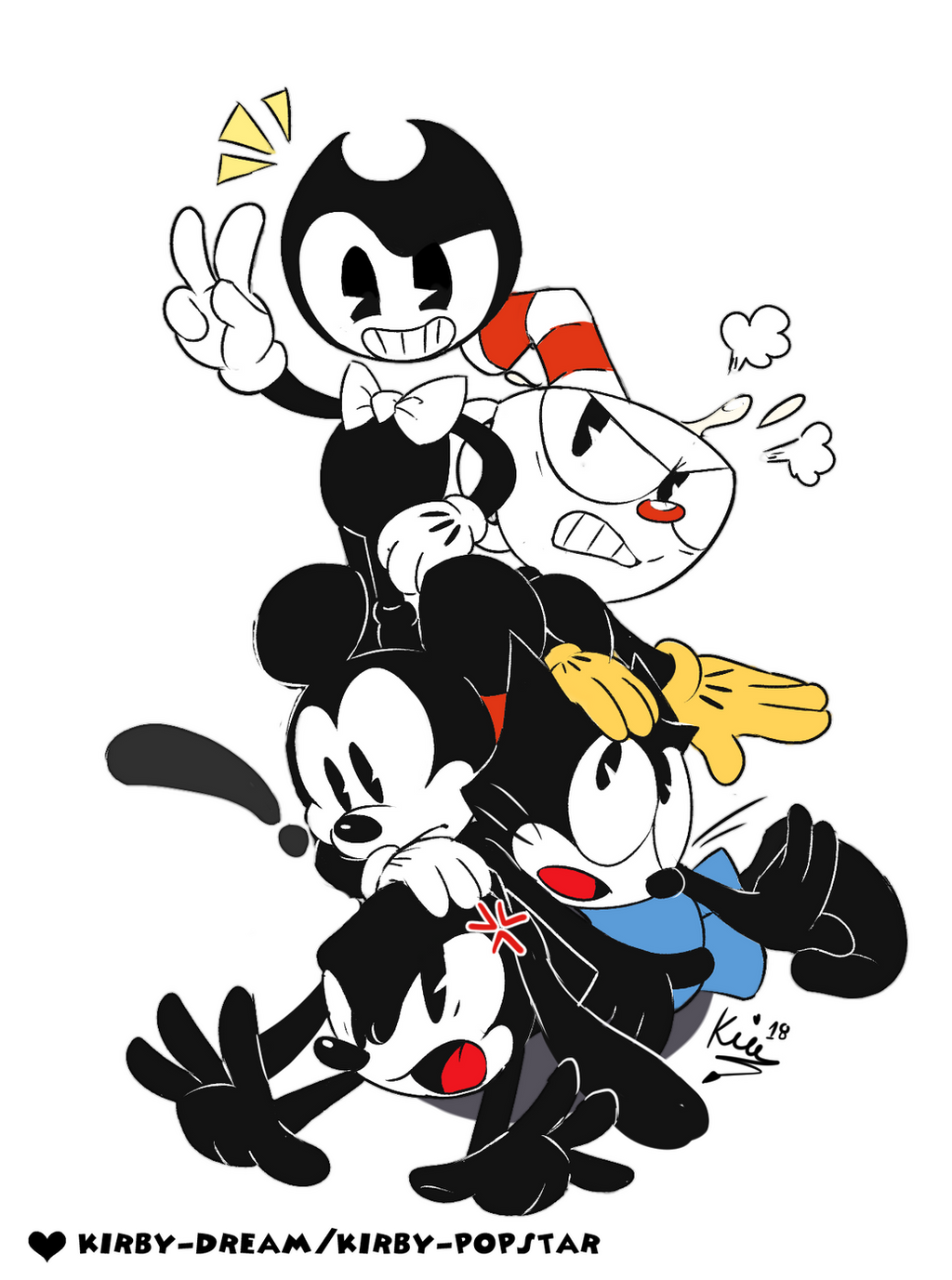 Bendy and The Toon Gang by Kirby-Popstar