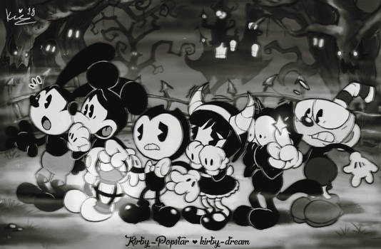 Bendy and the Toons in: The Haunted Forest! by Kirby-Popstar
