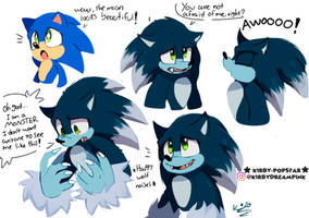 What If Movie sonic as the werehog doodles