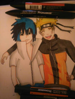 Naruto and Sasuke yay