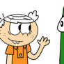 Lincoln Loud meets Larry the Cucumber