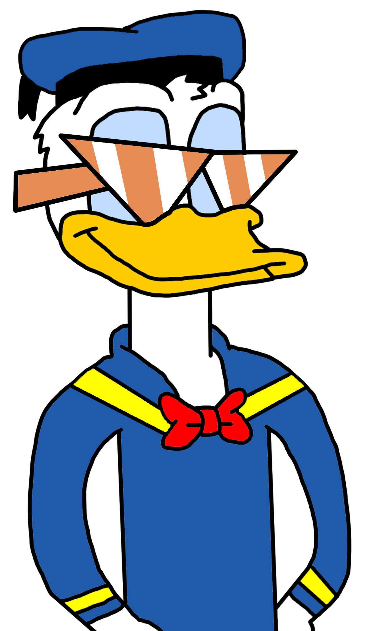 Donald Duck with Orange Sunglasses by NicholasVinhChauLe on DeviantArt Donald Duck with Orange Sunglasses by NicholasVinhChauLe on DeviantArt