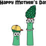 Happy Mother's Day with Junior and Mom Asparagus