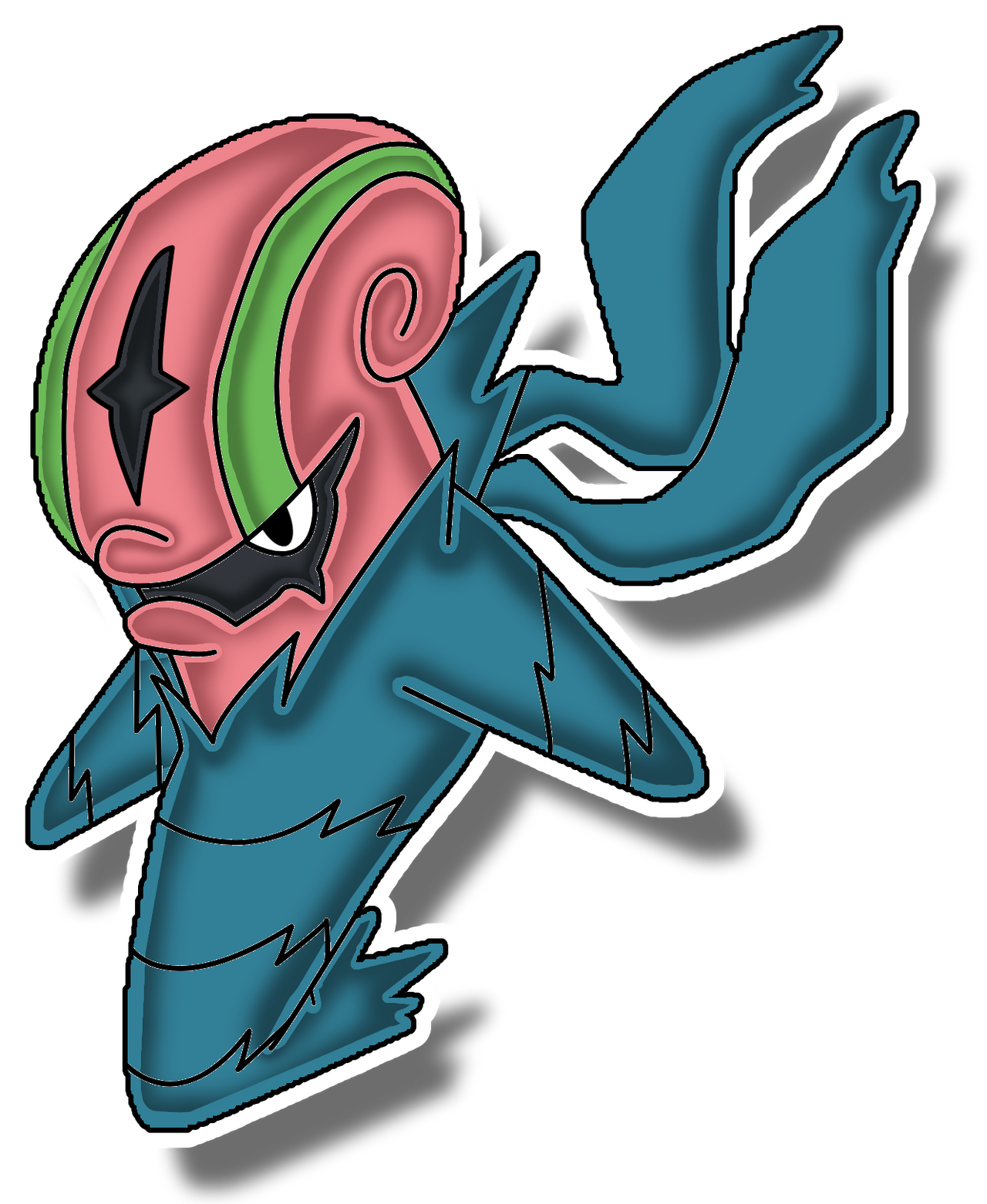 Accelgor (Paper Mario Style) by NicholasVinhChauLe95 on DeviantArt