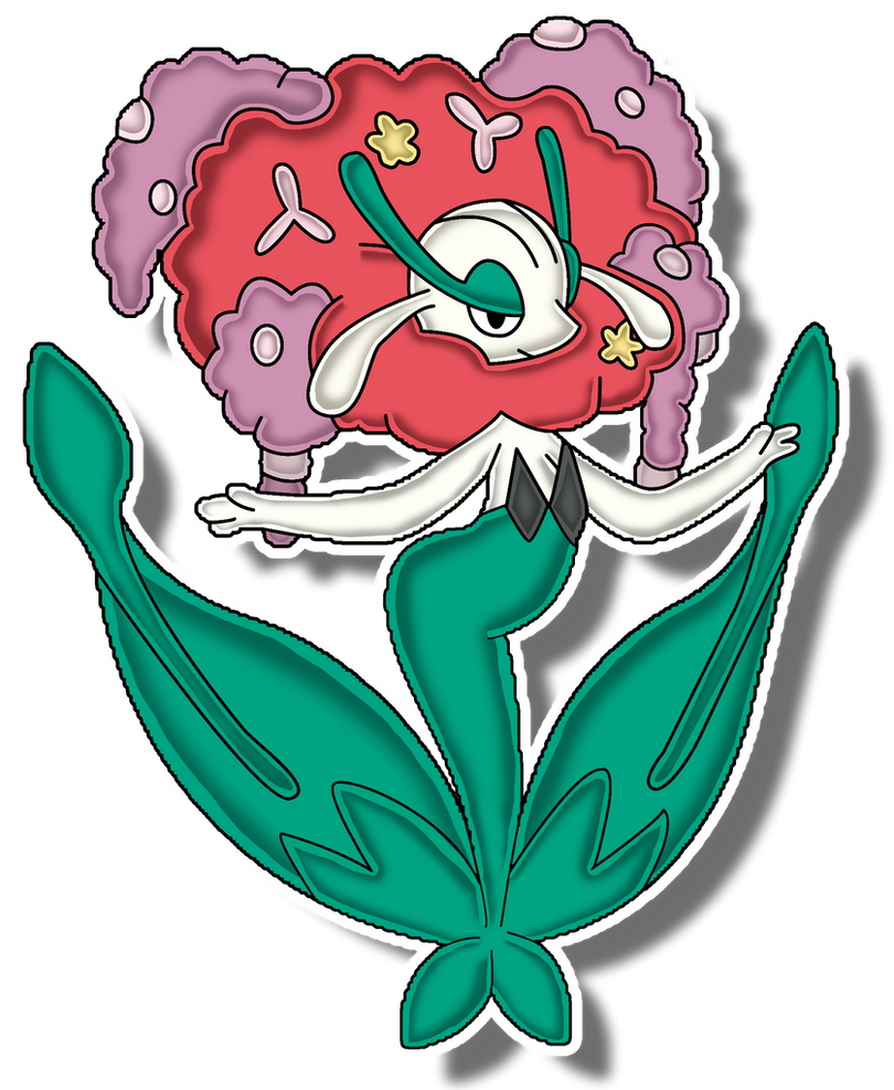 Florges Style Florges (Paper Mario Style) by NicholasVinhChauLe95 on DeviantArt