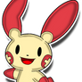 Plusle (Paper Mario Style)