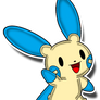 Minun (Paper Mario Style)