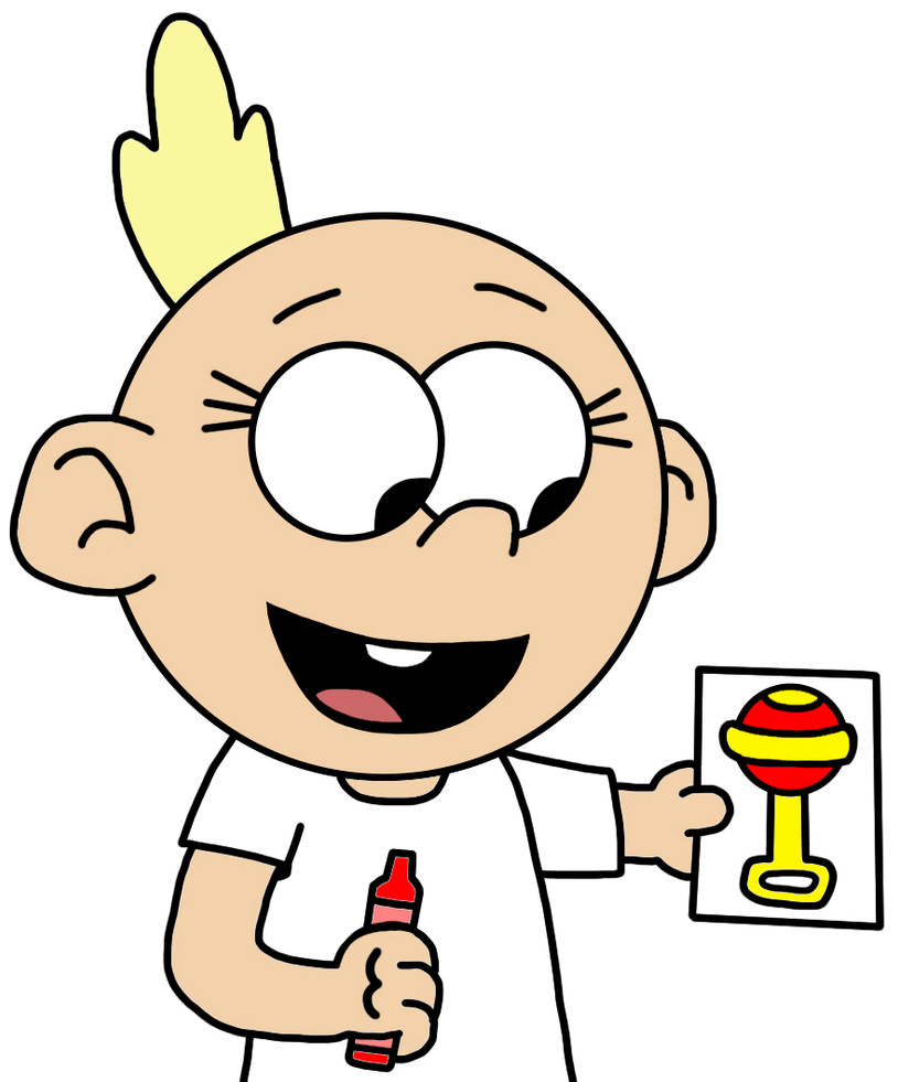 Lily Loud with Drawing of a Rattle by NicholasVinhChauLe95 on DeviantArt