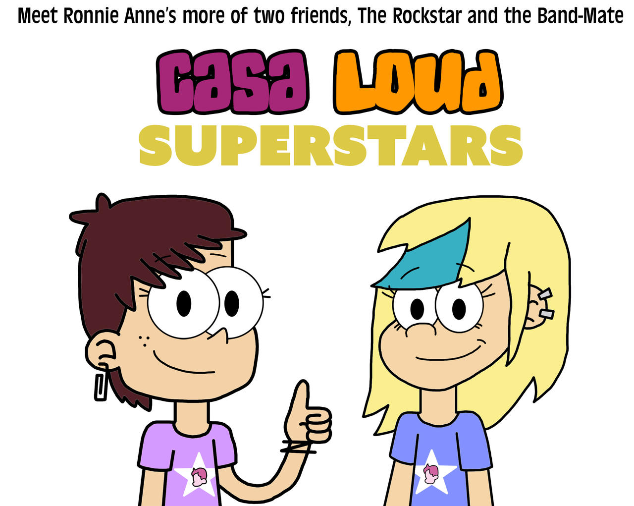 Casa Loud Superstars - Luna Loud and Sam Sharp by NicholasVinhChauLe95 ...