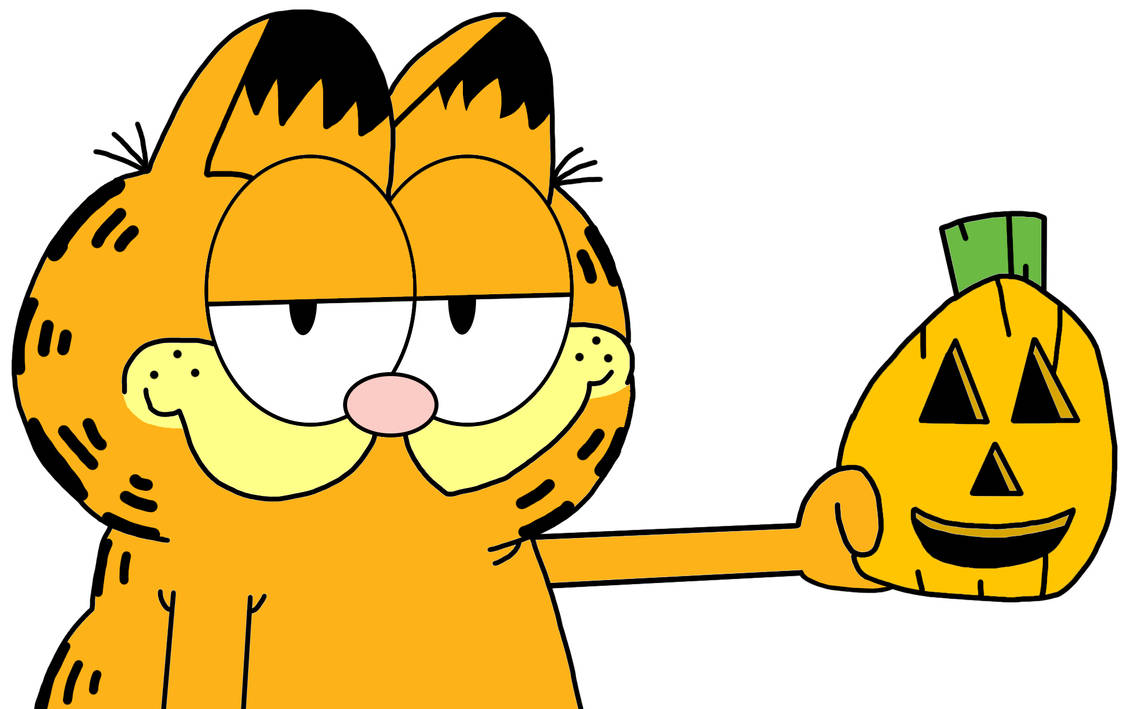 Garfield with Jack-O'-Lantern Mask by Vinh-Chau-Le-1995 on DeviantArt