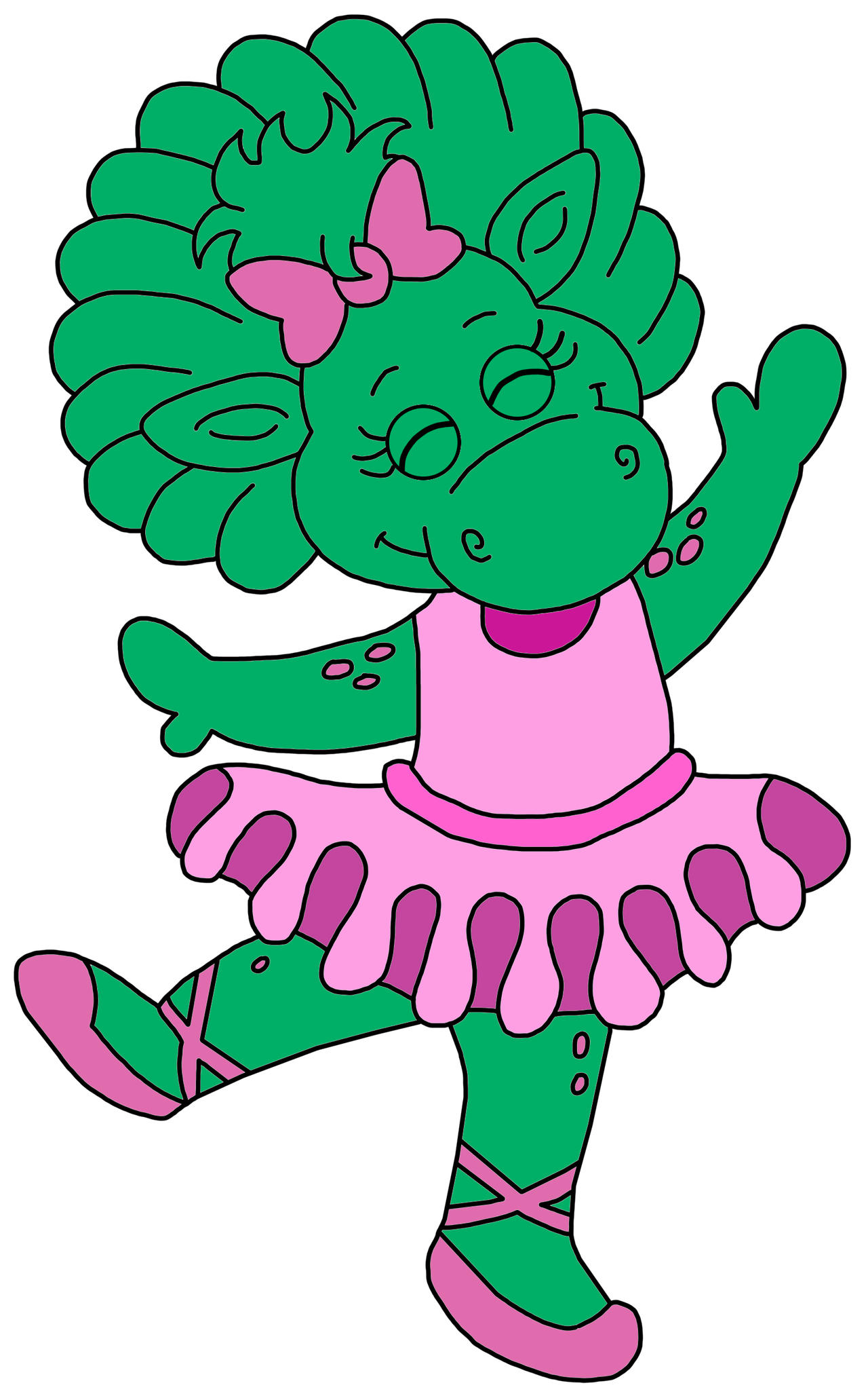 Baby Bop as Ballerina by NicholasVinhChauLe95 on DeviantArt