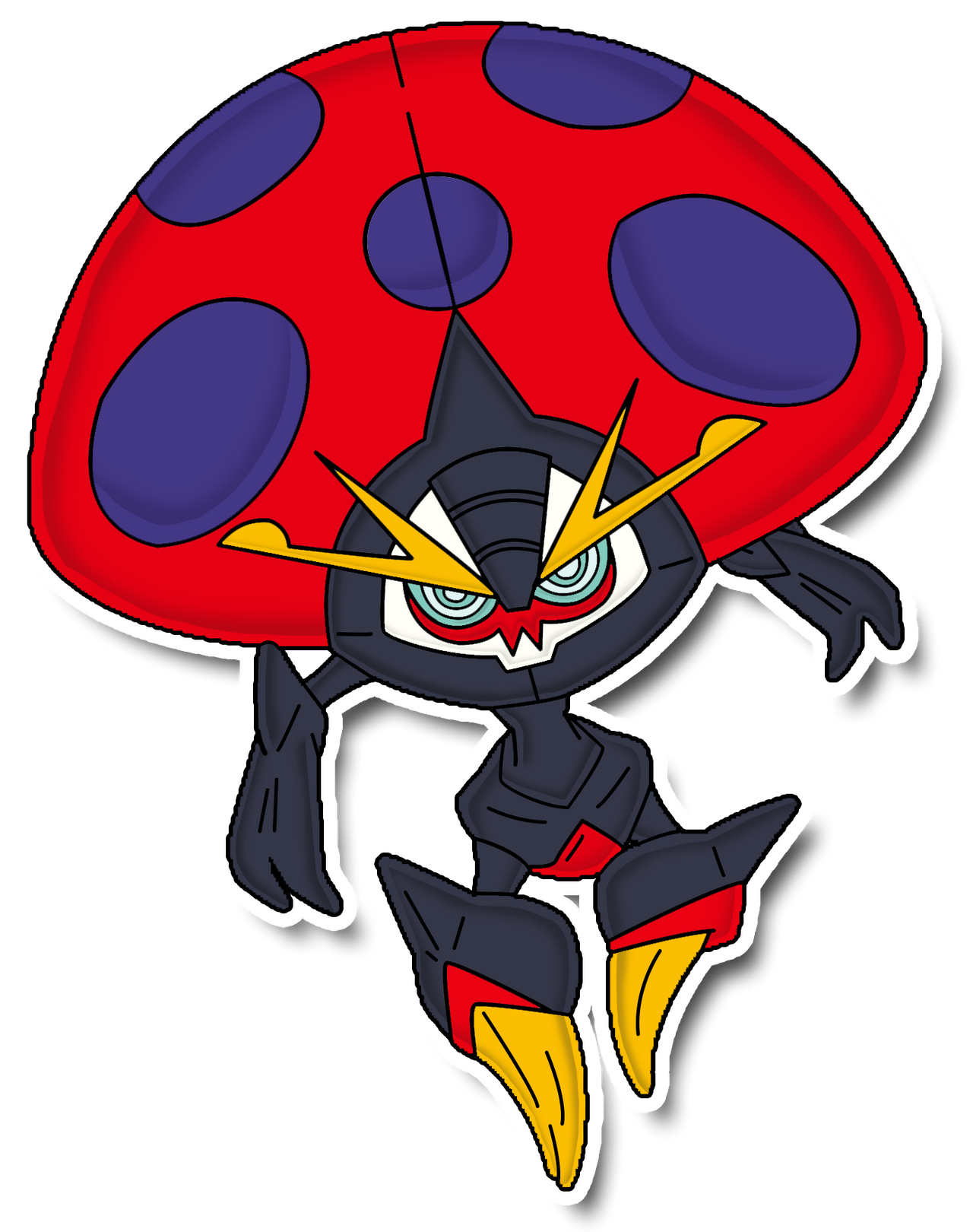 Orbeetle Orbeetle (Paper Mario Style) by NicholasVinhChauLe95 on DeviantArt