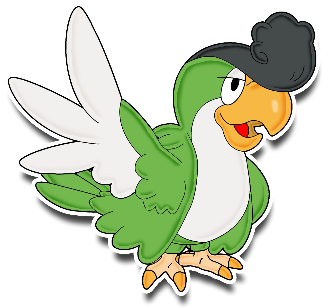 Squogs Paper Mario Squawkabilly (Paper Mario Style) by NicholasVinhChauLe95 on DeviantArt