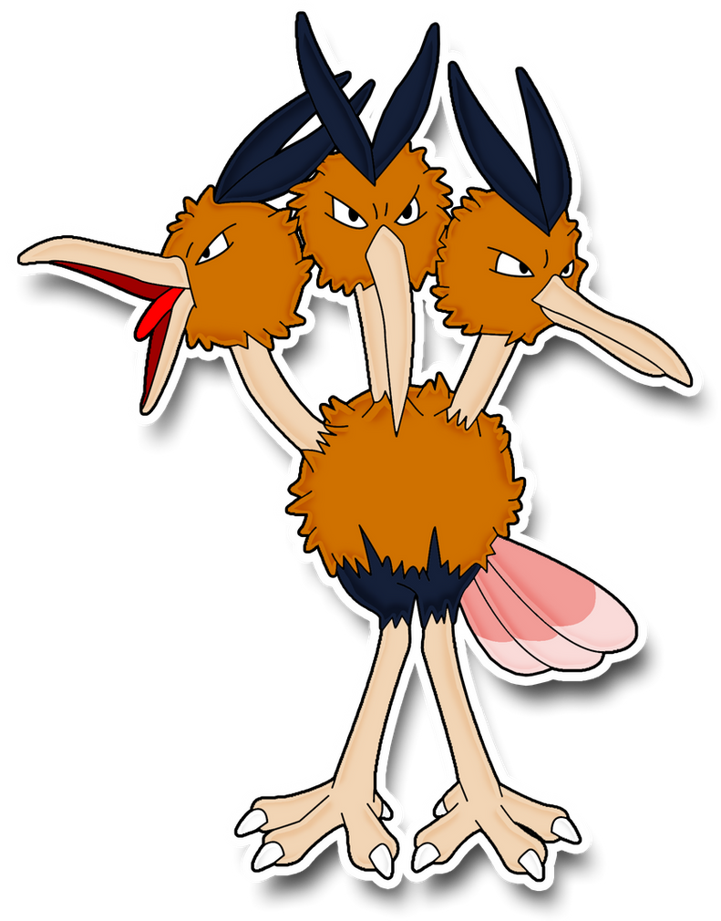 Dochi Mario Dodrio (Paper Mario Style) by NicholasVinhChauLe95 on DeviantArt