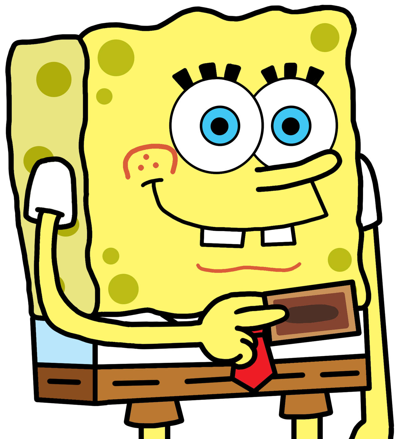 spongebob yugioh cards SquarePants SpongeBob with a Yu-Gi-Oh Card