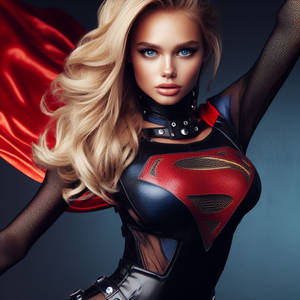 Supergirl's Sensuality / AI Art