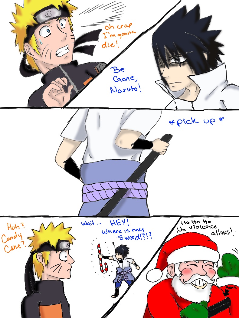 Funny Christmas Naruto n Sasuke by UchihaClanRock on DeviantArt Funny Christmas Naruto n Sasuke by UchihaClanRock on DeviantArt