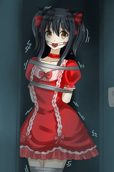 Locked inside the girls locker room
