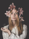 Flower Crown - Photostudy [Speedpaint] by rilemee