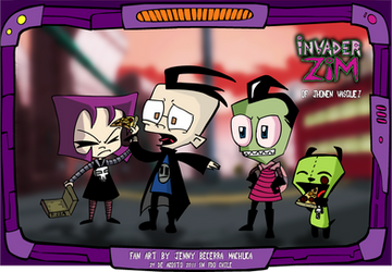 wallpaper Invader Zim by jenncath