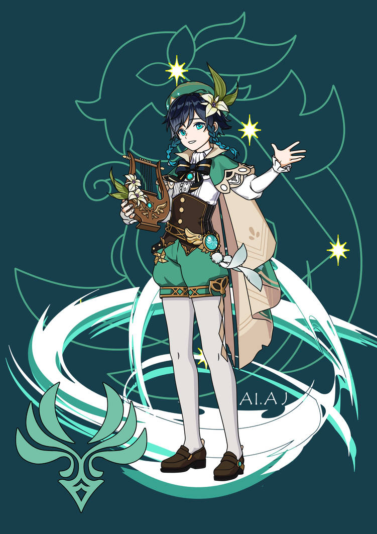 Genshin Impact Venti Fan Art By Aiajstudio On DeviantArt genshin-impact-venti-fan-art-by-aiajstudio-on-deviantart