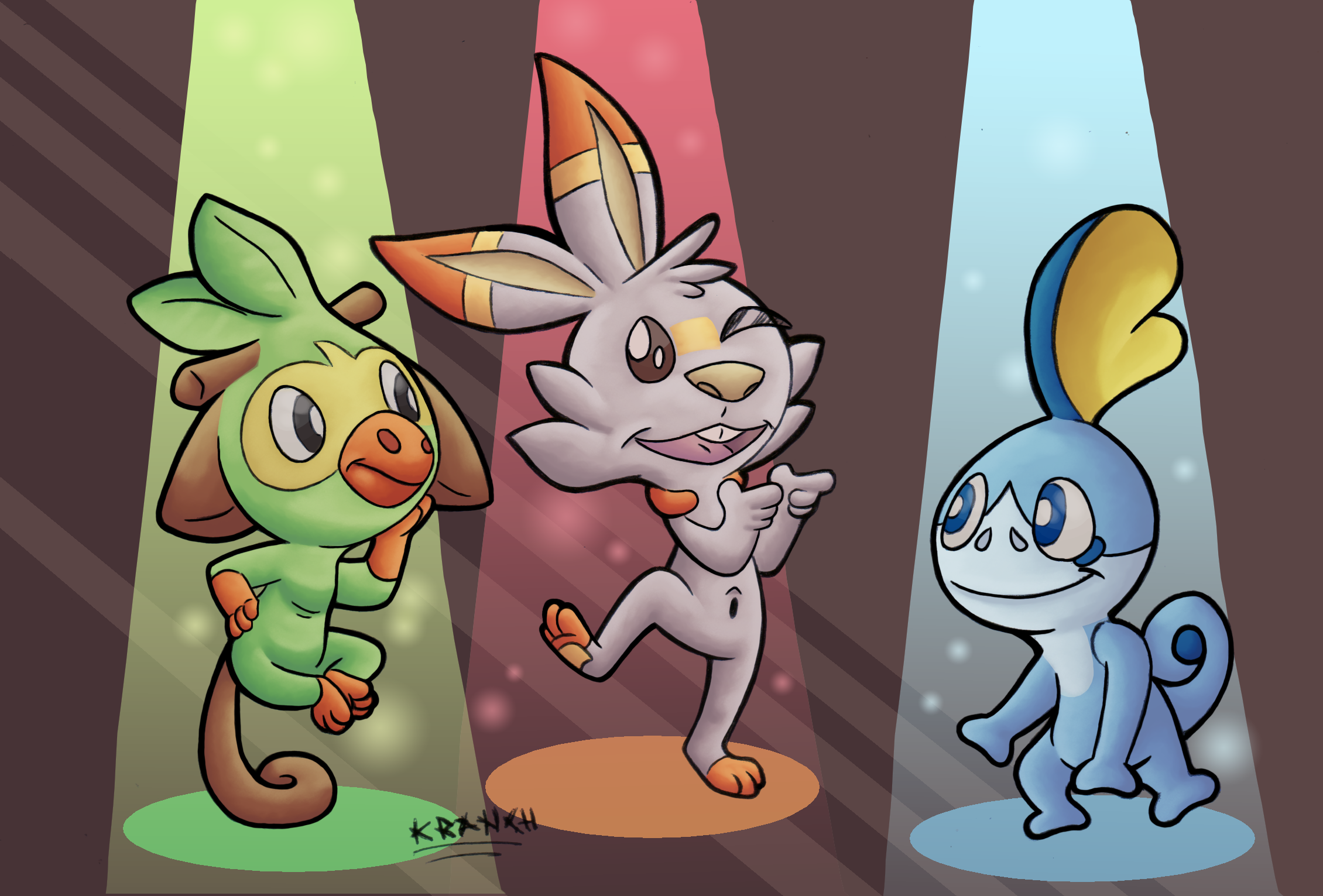 Sword Shield starters