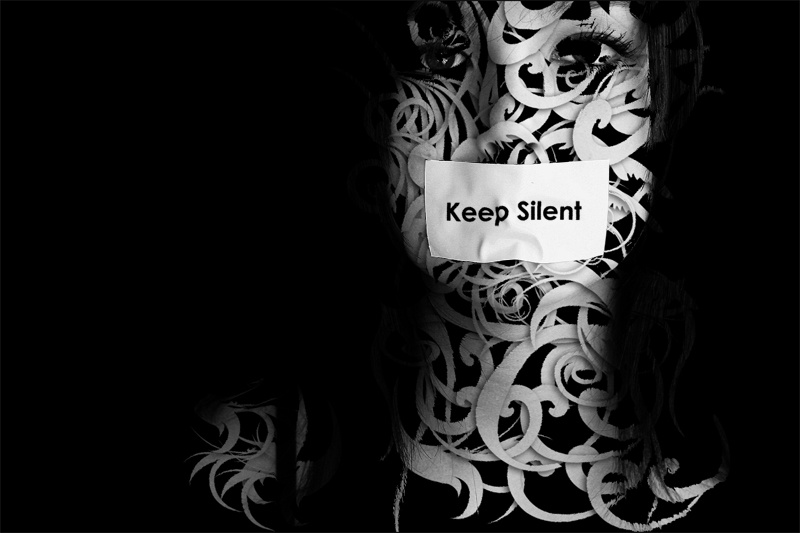 keep silent