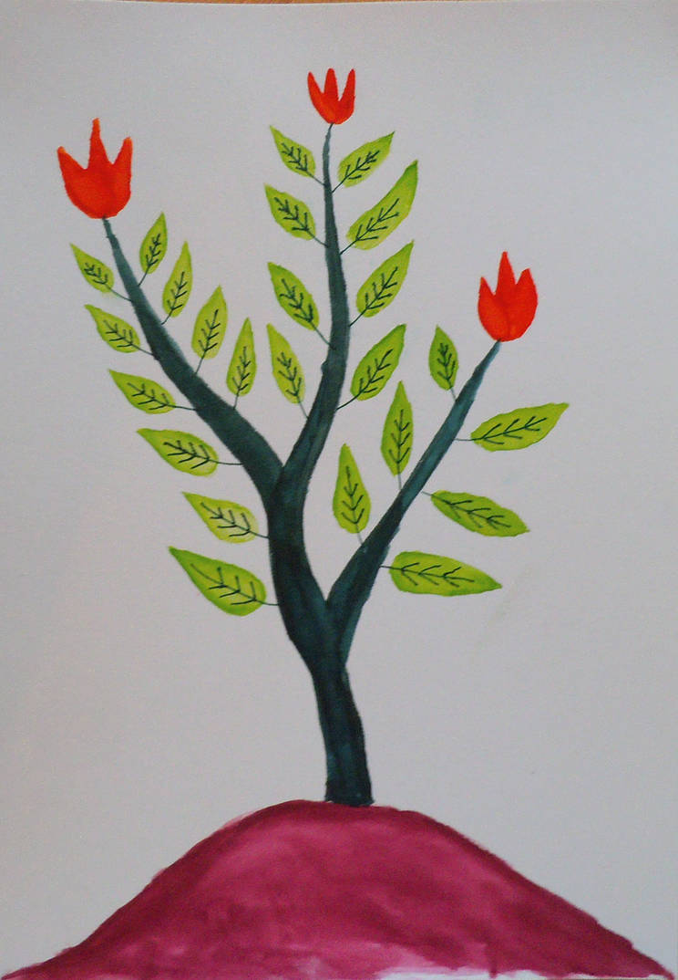 Ink tree by CorydorasPygmaeus on DeviantArt