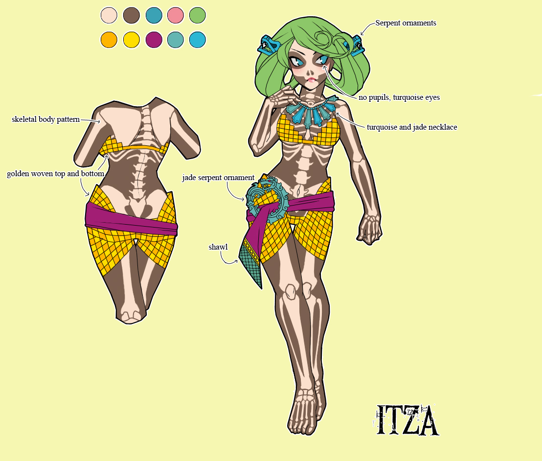 Itza character sheet