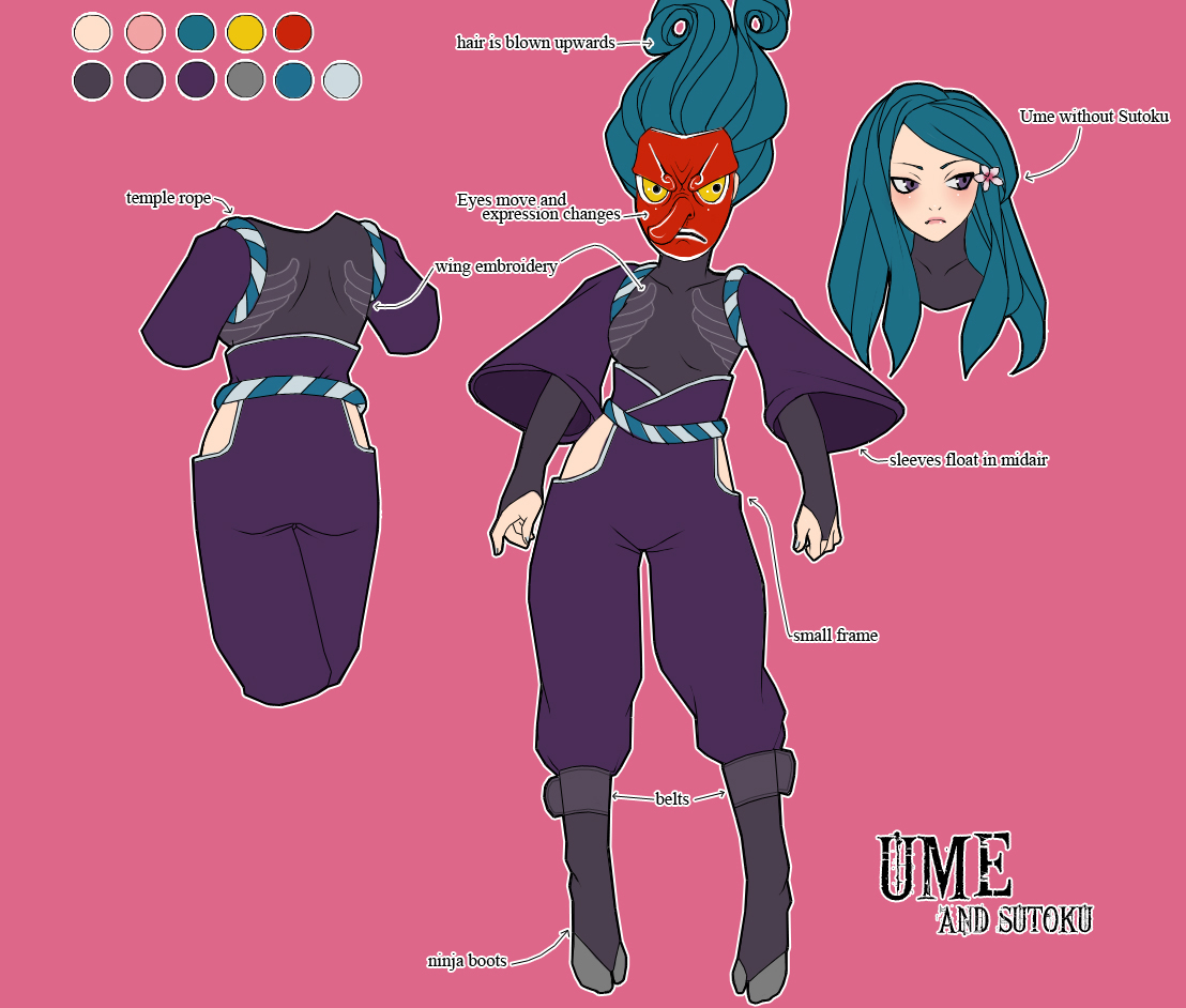 Ume and Sutoku Character Sheet