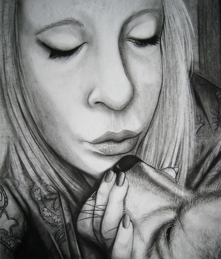 Drawing BW Self Portrait 2 By Setsuna22 On DeviantArt drawing-bw-self-portrait-2-by-setsuna22-on-deviantart
