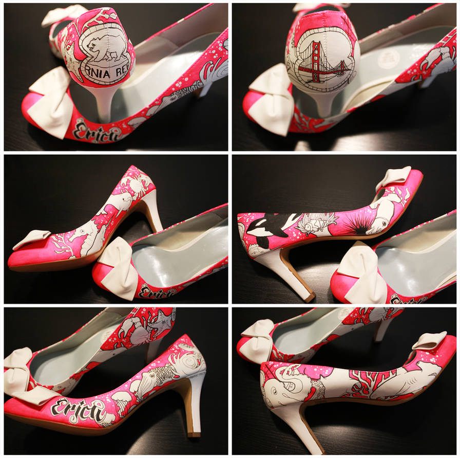 Custom Deviantart Shoes Custom Shoes- Erica by setsuna22 on DeviantArt